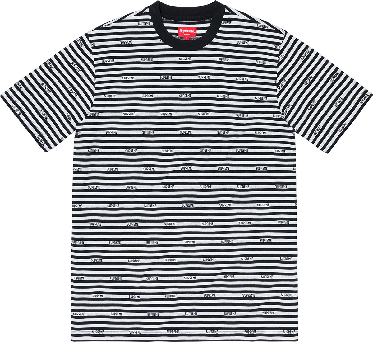 Logo Stripe S/S Top view 2